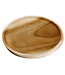 Houten bord 20 cm naturel rond met rand