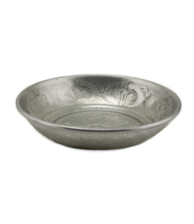 Bowl aluminium - flower D 15cm