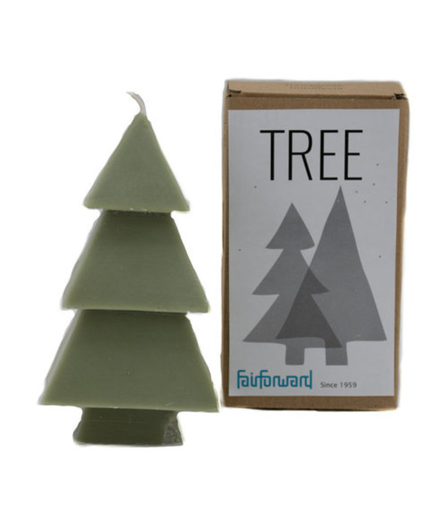 Candle Tree 13 cm olive green