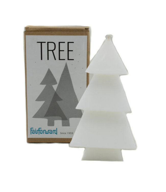 Candle Tree 13 cm white 3 layers