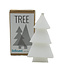 Candle Tree 13 cm white 3 layers