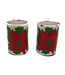 Gone Arty Set of 2 Swazi pillar candles H7xD5 cm