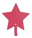 Coat hook - star red