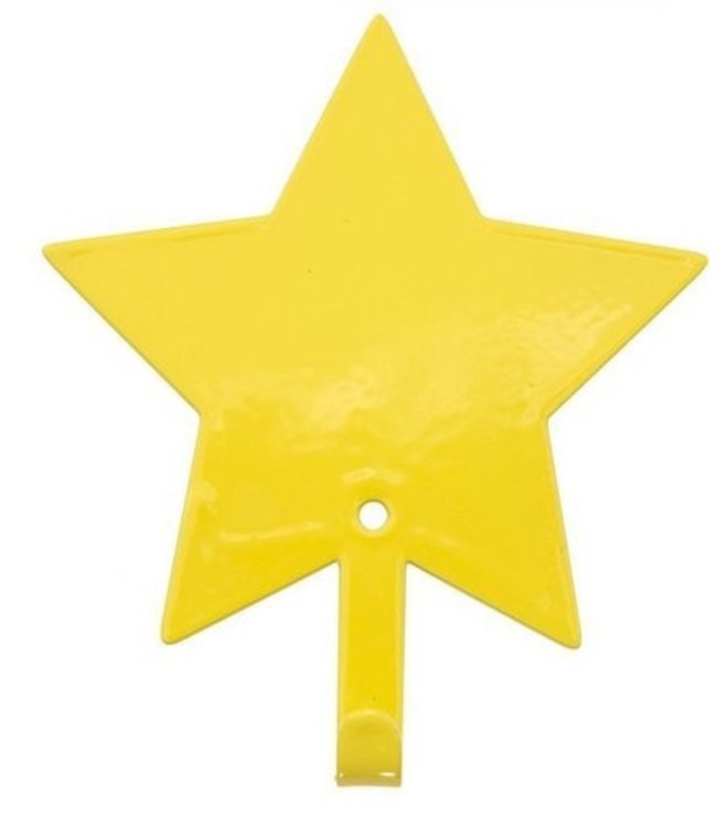 Jassenhaakje - ster geel