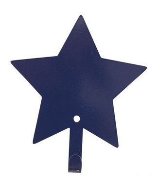 GlobalAffairs Coat hook - star dark blue