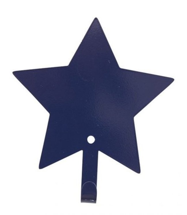 Coat hook - star dark blue