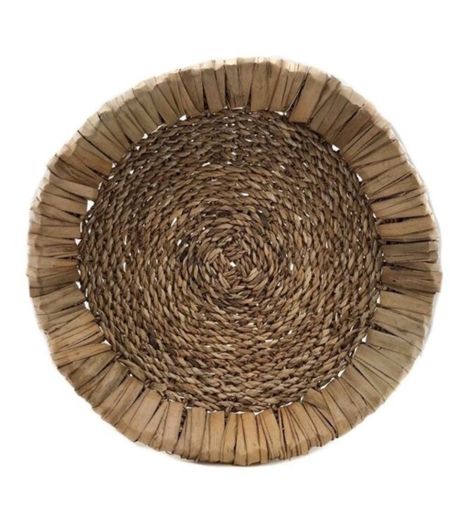 Bowl woven hogla D40 x H8 cm