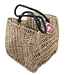 Palm leave squared basket palmleave 25 cm