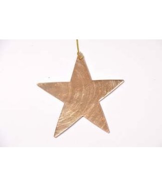 Kinta Christmas hanger capiz Star gold