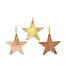 Chritmas tree 6 hangers seashell star mix