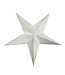 Only Natural Paper christmas star 60 cm - white with dots