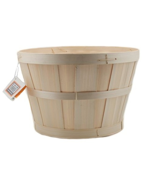 Bamboo basket round 28cm