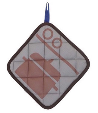 Fair Forward Potholder grey Picto - Oven Resistant
