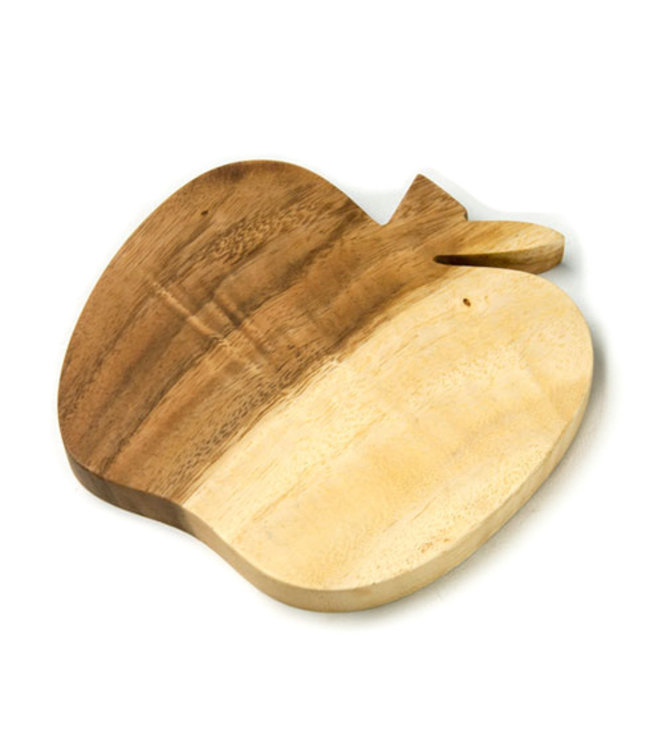 Wooden cutting board Apple 15 cm