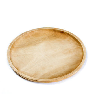 Kinta Wooden plate 25 cm bleached Kinta