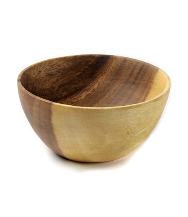 Wooden bowl D13 cm x H6,5 cm tapered