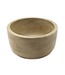 Wooden bowl round - D16 cm bleached