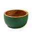 Kinta Wooden bowl 11 cm green