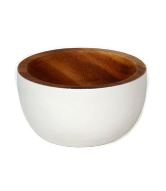 Kinta Wooden bowl D 11 cm white