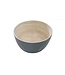 Teranga Bamboo bowl grey round D14 x H7cm