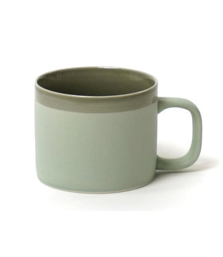 Kinta 4 ceramic tea/ coffee cups celadon green