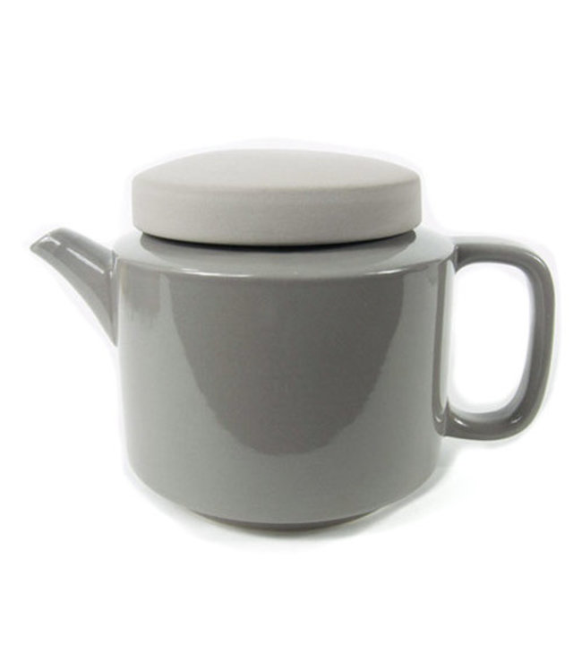 Tea pot ceramic 10cm/ 500ml grey