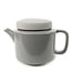 Kinta Theepot keramiek 10cm/ 500 ml glans-mat grijs