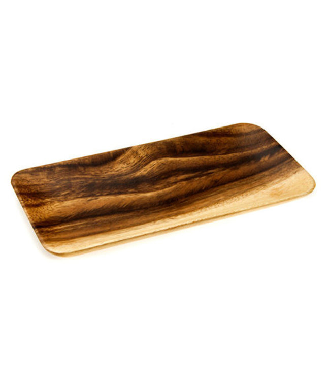 Rectangled plate wood 20x10 cm