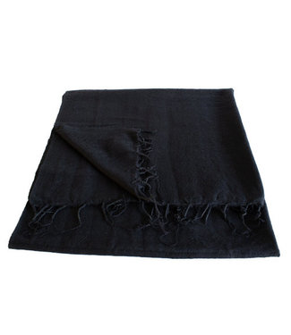 Sjaal met Verhaal Plaid 240x120 cm (wool-look) black