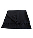 SjaalmetVerhaal Plaid 240x120 cm (wool-look) black