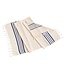 Lalay Hammam towel 4 stripes 50 x 100 cm white-blue