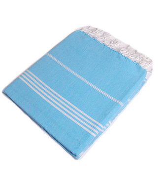 Lalay Hammam towel turquoise 180x100 cm multi stripe