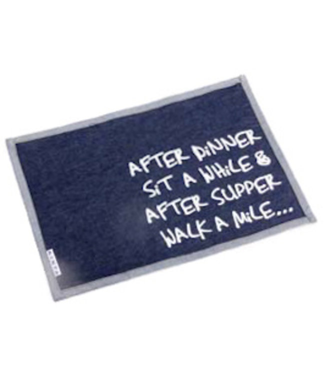 Placemat denim After dinner..