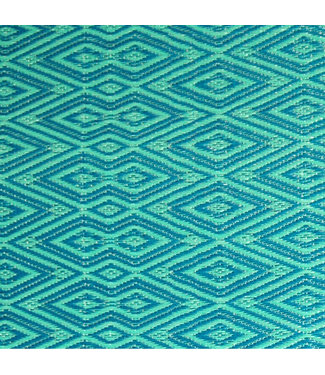 Baskets, Beads & Basics Plastic mat 125 x 70 cm turquoise-blauw