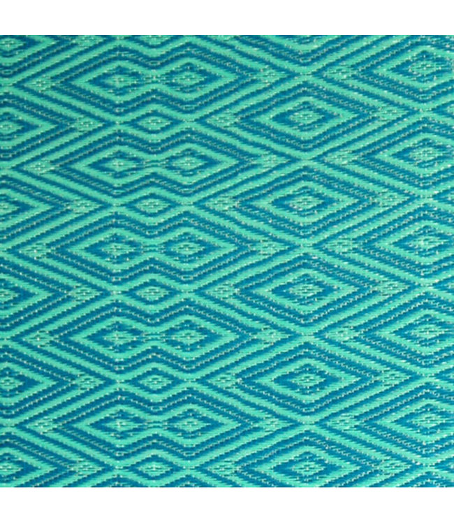 Plastic mat 125 x 70 cm - turquoise-blue