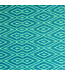 Plastic mat 125 x 70 cm - turquoise-blue