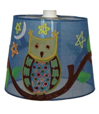 GlobalAffairs Lamp cover blue owl