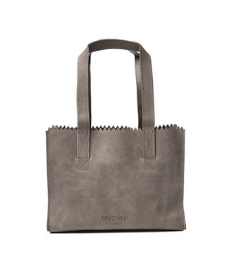 MYOMY My paper bag handtas taupe - MYOMY