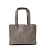 My paper bag - leren handtas taupe - MYOMY