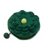 Felt wallet flower Green - 10 cm