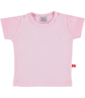 Limo basics T-shirt biologisch katoen 74-80 - roze