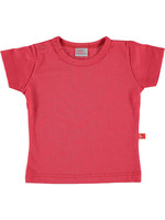 Limo basics T-shirt 74-80 rood biologisch katoen