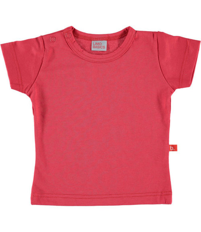 T shirt organic cotton red 74-80