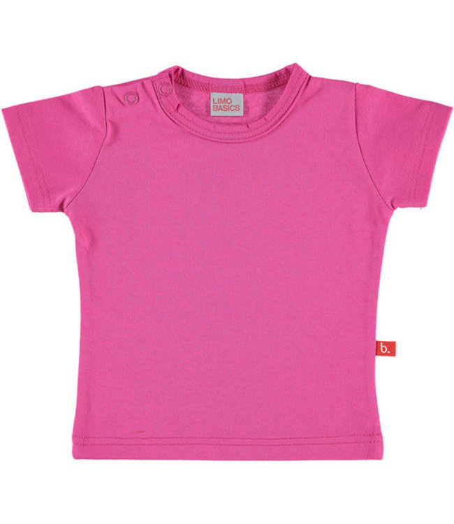 T shirt organic cotton fuchsia 86-92