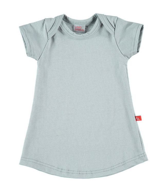 Summer dress organic cotton grey 62-68