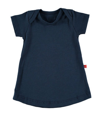 Limo basics Summer dress navy blue organic cotton