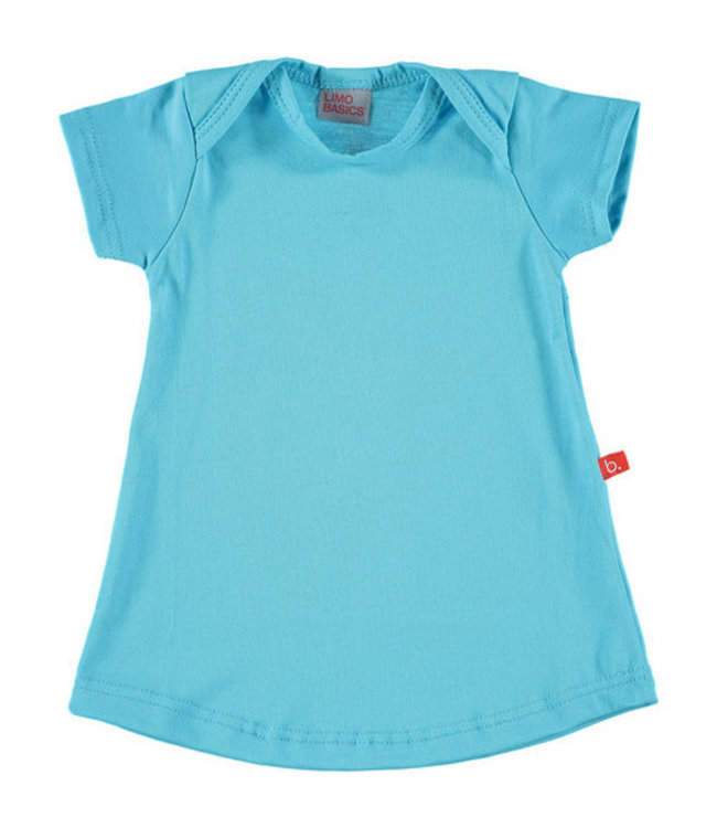 Summer dress organic cotton aqua 62-68