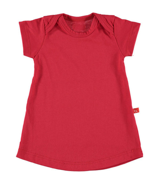Summer dress red organic cotton - 50-56