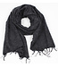 Shawl 180x80 cm (wool-look) darkgrey