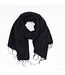 SjaalmetVerhaal Shawl 180x80 cm (wool-look) black